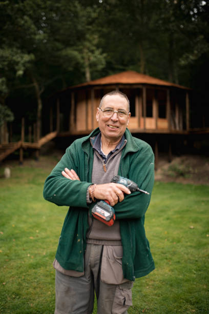 istock Headshot of a Senior Joiner 1058741144