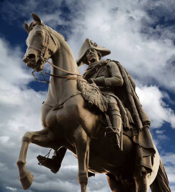 istock Equestrian statue of Frederick the Great in Berlin 1058741534