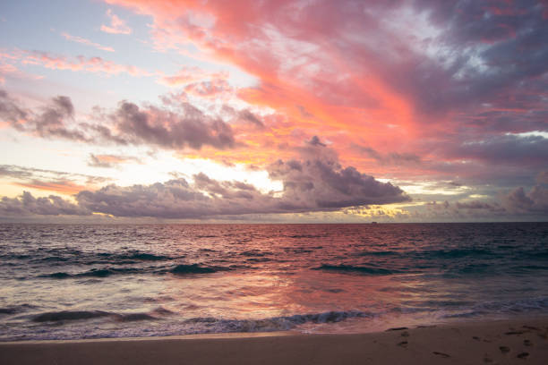 istock Beautiful colors from a Beach at sunset in Australia Perth 1058743378