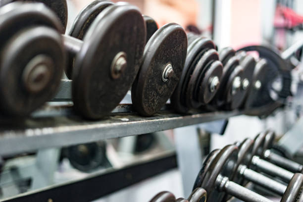 istock dumbbells in the gym 1058756278