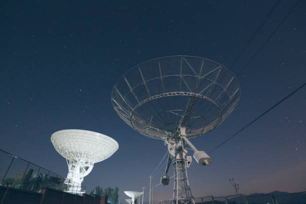 istock Explore the unknown world astronomical radio telescope. 1058762028