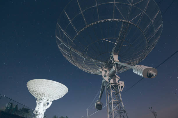 istock Explore the unknown world astronomical radio telescope. 1058762054