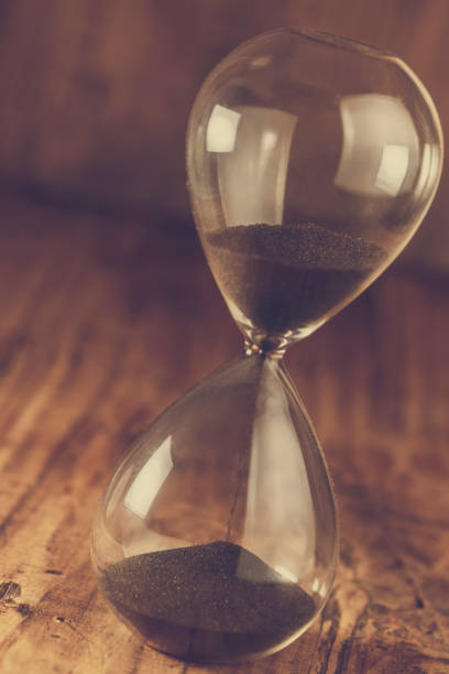 istock Time lapse of hourglass 1058763014