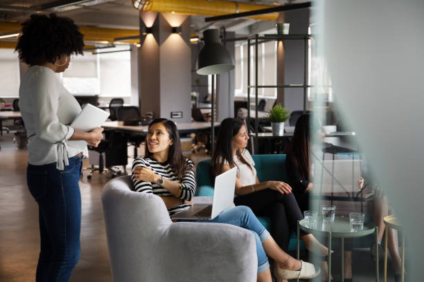 istock Group of women having meeting 1058771440