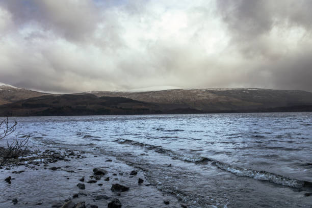 istock Loch Lomond on a rainy cloudy day 1058771692