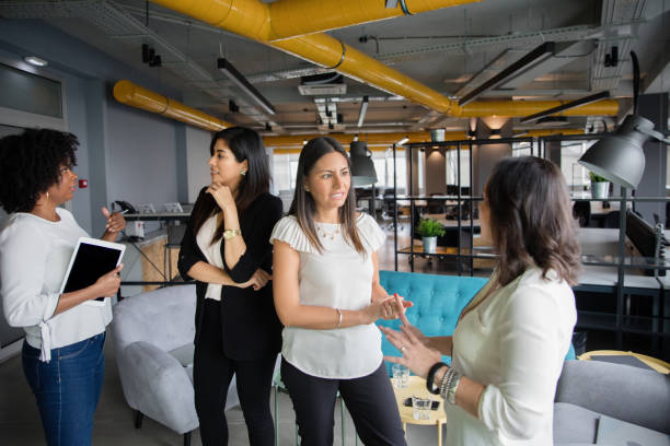 istock Group of women having informal conversation 1058772900