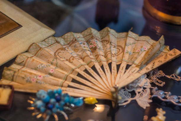 istock hand fan in a antique shop 1058778840