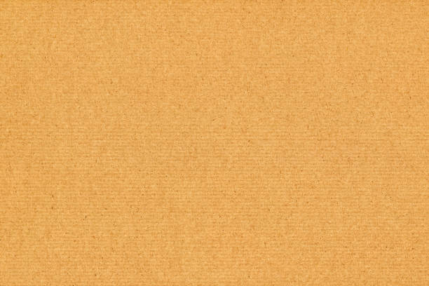 gros grain à rayures amber brown recyclé manille kraft papier texture grossière échantillon - manila paper photos photos et images de collection