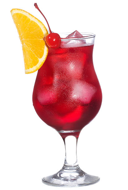 istock red alcohol cocktail with orange slice 105879016