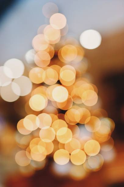 istock Full Frame Shot Of Illuminated String Lights and bokeh 1058805226