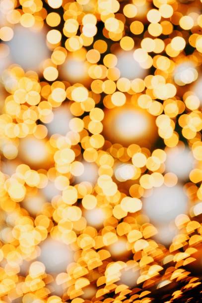 istock Full Frame Shot Of Illuminated String Lights and bokeh 1058805298