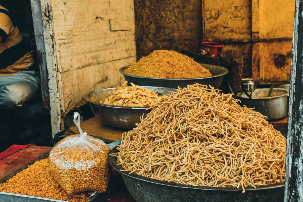 istock Indian street dry noodles 1058809228