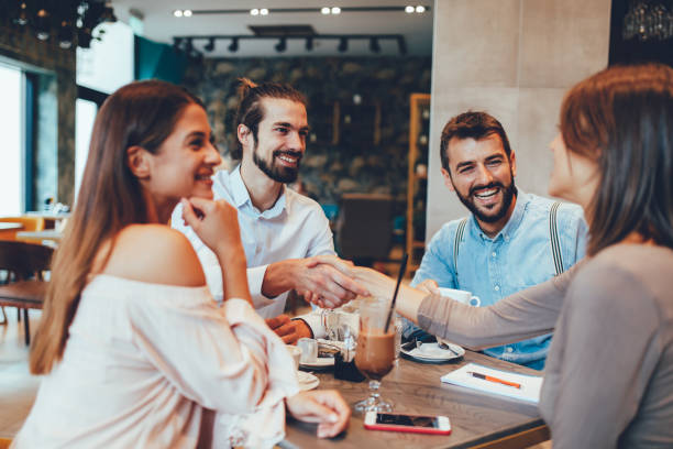 istock Friends hang out in a cafe 1058811796