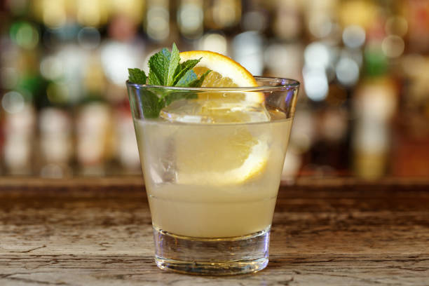 istock Classic American cocktail Southside based on gin 1058815096