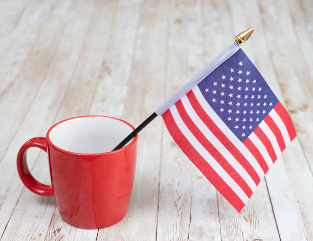 istock Flag of USA in a mug 1058816774