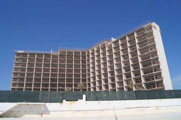 Hotel on the Beach Under Construction in Daytona Beach Florida.