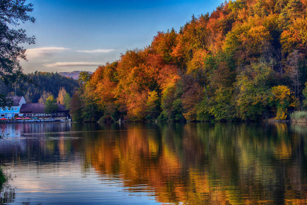 Lago de Thalersee, Áustria - foto de acervo