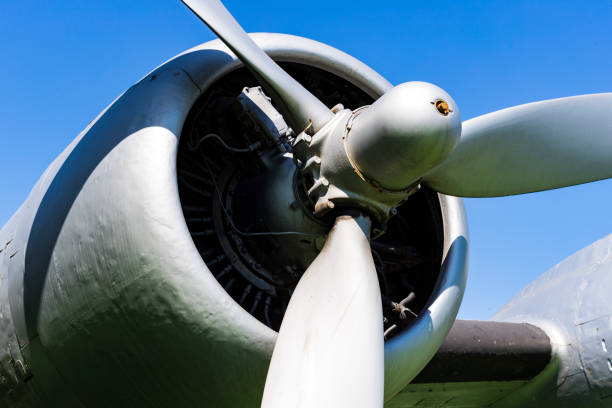 istock The propeller of an old plane shot 1058824134