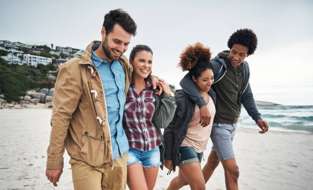 istock They took their double date to the beach 1058826936