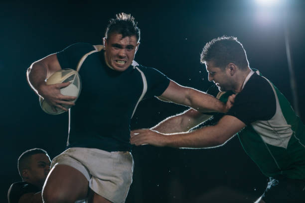 istock Rugby league action 1058831290