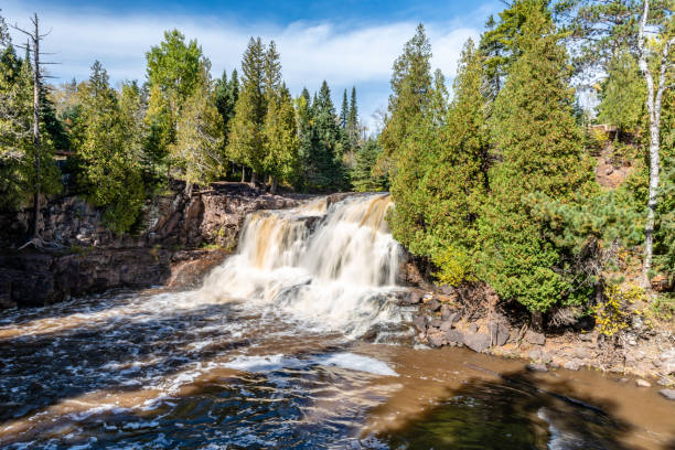 istock The Upper Falls of the Gooseberry River 1058832162
