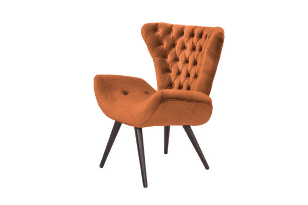 istock armchair. Modern chair on white background. Texture chair. 1058833496