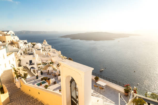 istock Greece Santorini island, caldera view 1058833716