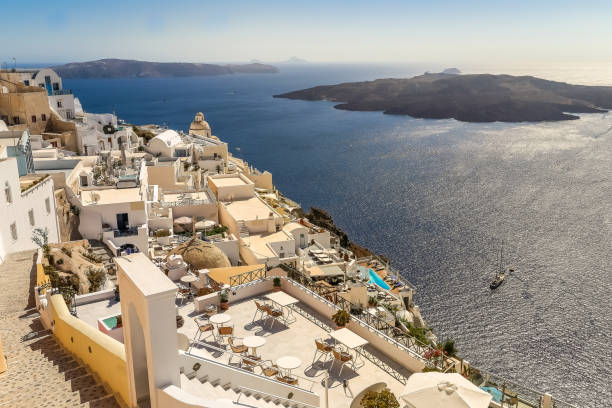 istock Greece Santorini island, caldera view 1058833728
