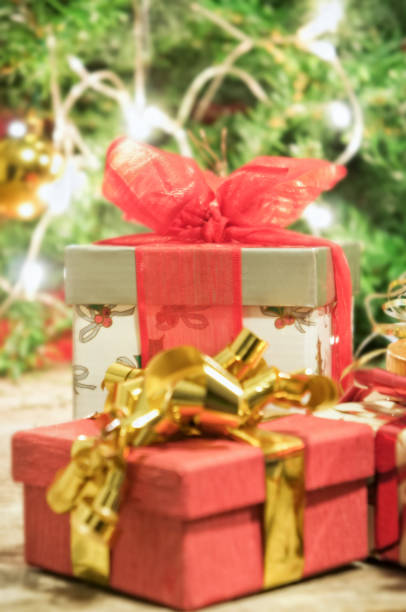 istock Christmas presents closeup 1058834978