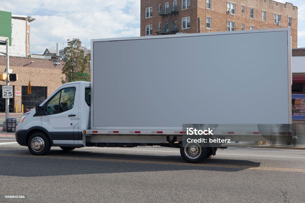 Carro de Billboard - Foto de stock de Valla publicitaria libre de derechos