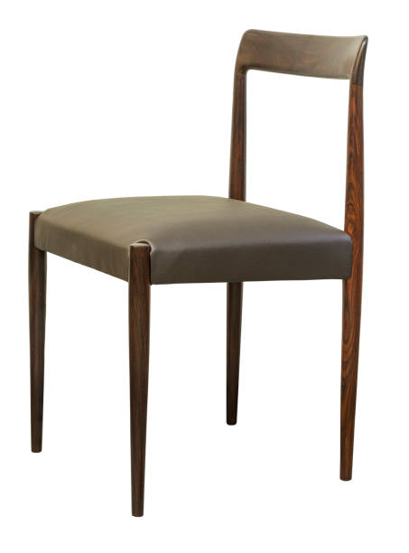 istock Vintage old red chair isolated on white background. 1058848108