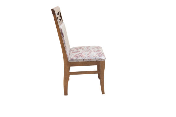 istock Wood chair. Object isolated of white background 1058852272