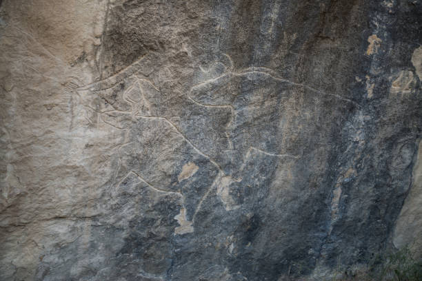 istock Touristic Qobustan, Azerbaijan 1058857236