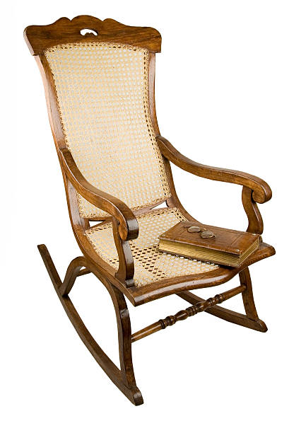 istock Ancient an armchair-rocking chair. 105885883