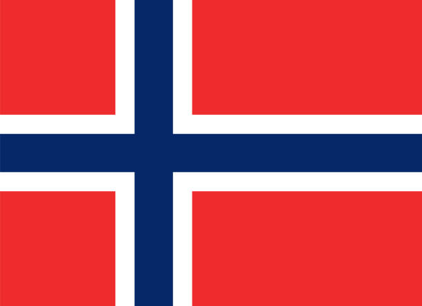 istock Flag of Norway in official rate and colors, vector 1058867954