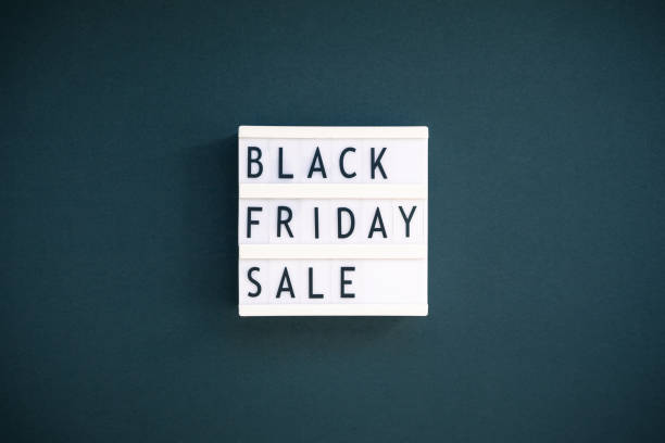 istock Black friday sale text on white lightbox 1058871494
