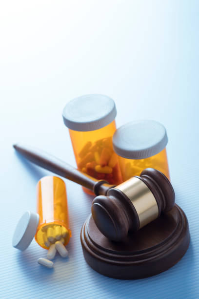 istock Gavel and prescription medicine 1058880512