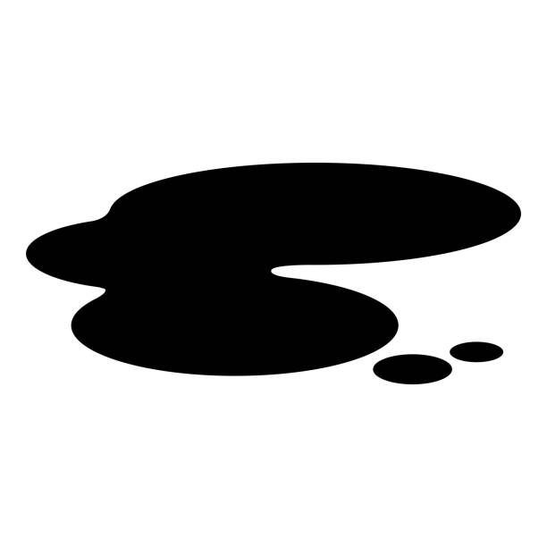 ilustraciones, imágenes clip art, dibujos animados e iconos de stock de icono de derrame - puddle