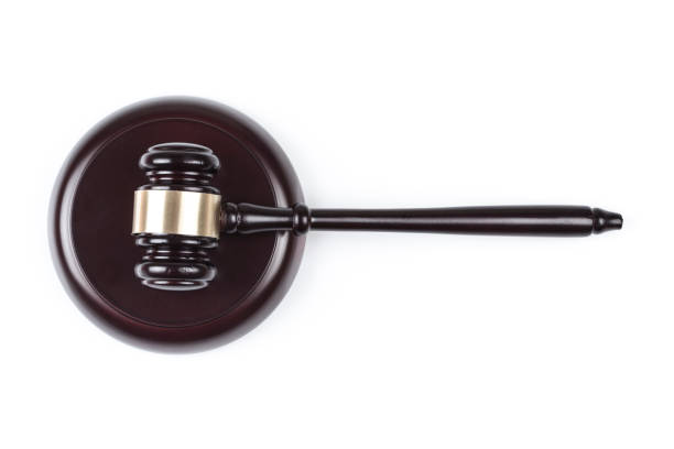 istock Wooden gavel 1058884572