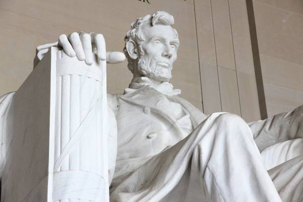 Abraham Lincoln Memorial Lincoln Memorial in Washington D.C., United States. lincoln memorial photos stock pictures, royalty-free photos & images