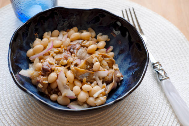 istock Salad of Beans and Herring 1058904040
