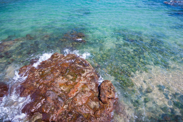istock Sea with rocks and crystal clear water 1058913918