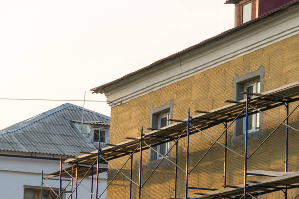 Insulation of the building facade. energy-saving technologies in construction