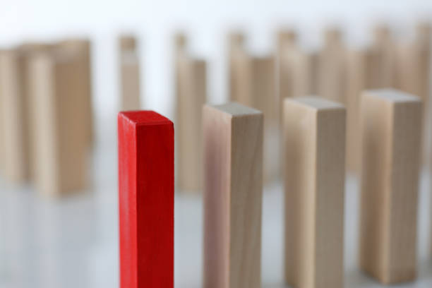 istock One red winner lottery wood block row 1058926284