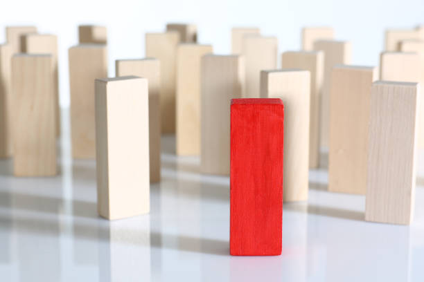 istock One red winner lottery wood block row 1058926334