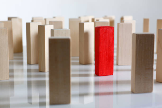 istock One red winner lottery wood block row 1058926338