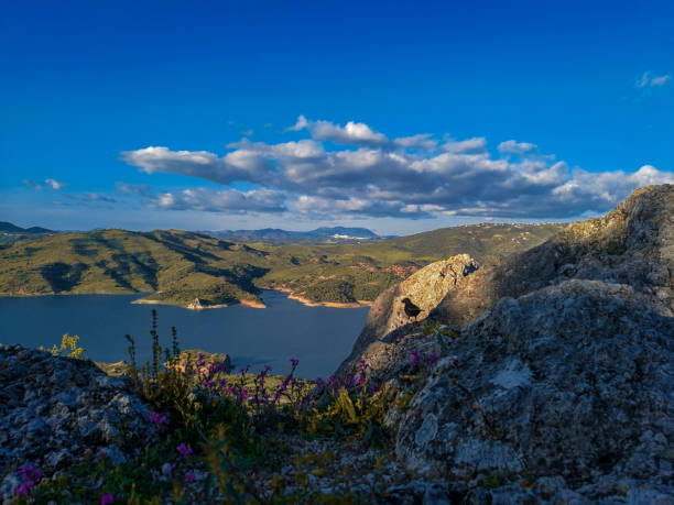 istock Aerial view of idyllic landscape 1058934102