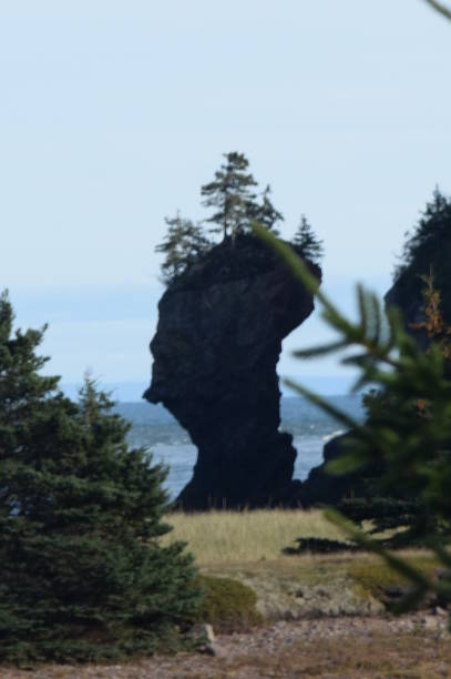 istock Boulder along coastline in form of person 1058935420