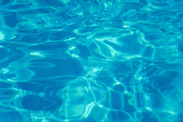 istock Swimming pool water sun reflection background. Ripple Water. 1058953922