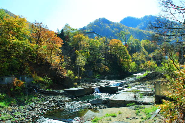 istock Fall scenery of Hokkaido, Sapporo, Jozankei hot spring 1058970698